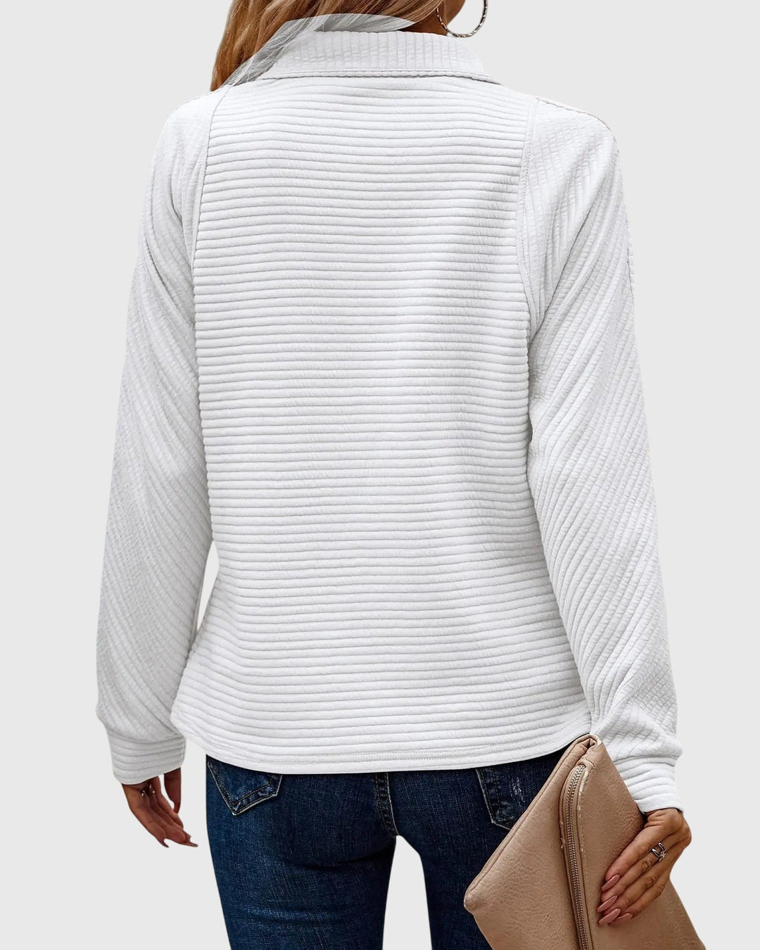 Molly | Chic Half-Zip Sweater
