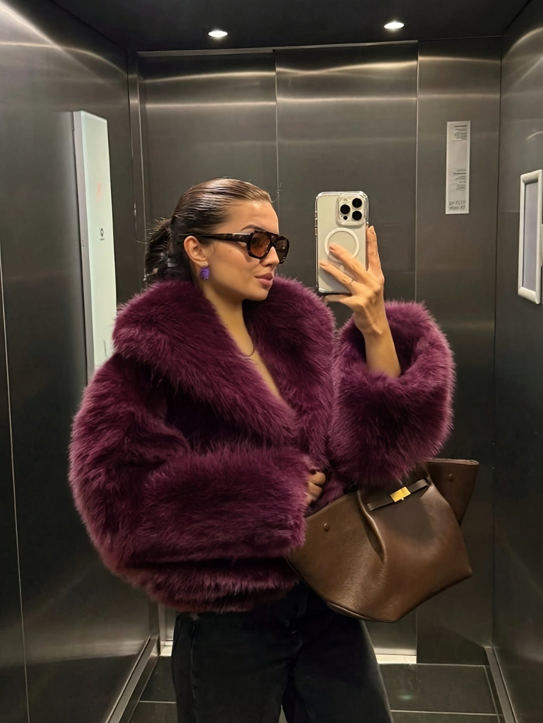 Novie | Luxury Faux Fur Winter Jacket