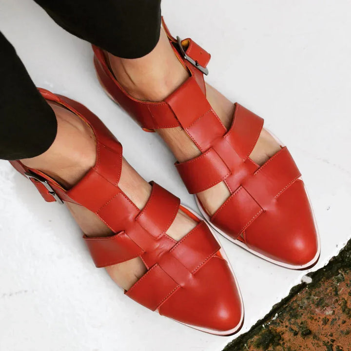 Alicia | Braided Flat Sandals