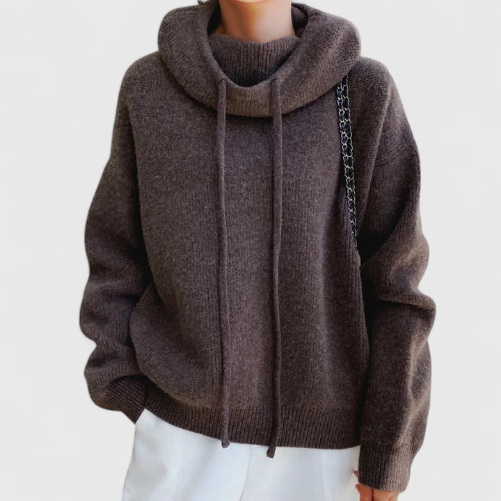 Marie | Comfortable Knit Hoodie