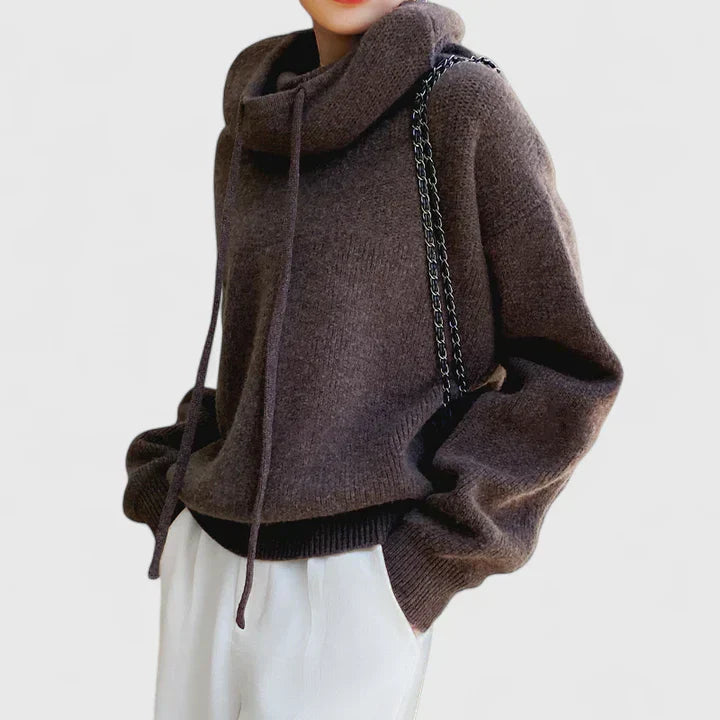 Marie | Comfortable Knit Hoodie