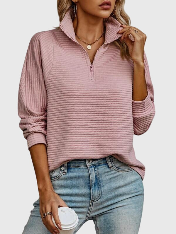 Molly | Chic Half-Zip Sweater