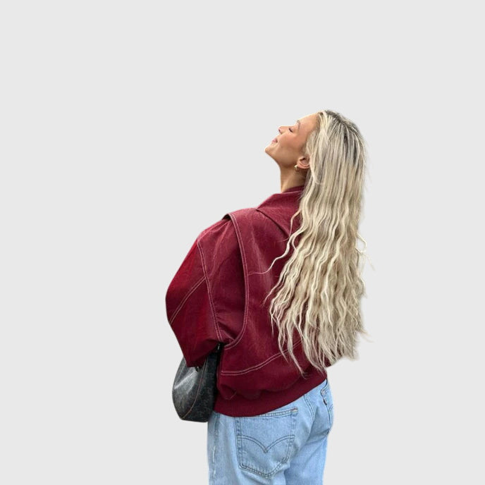 Faye - Extra-Large Leather Jacket