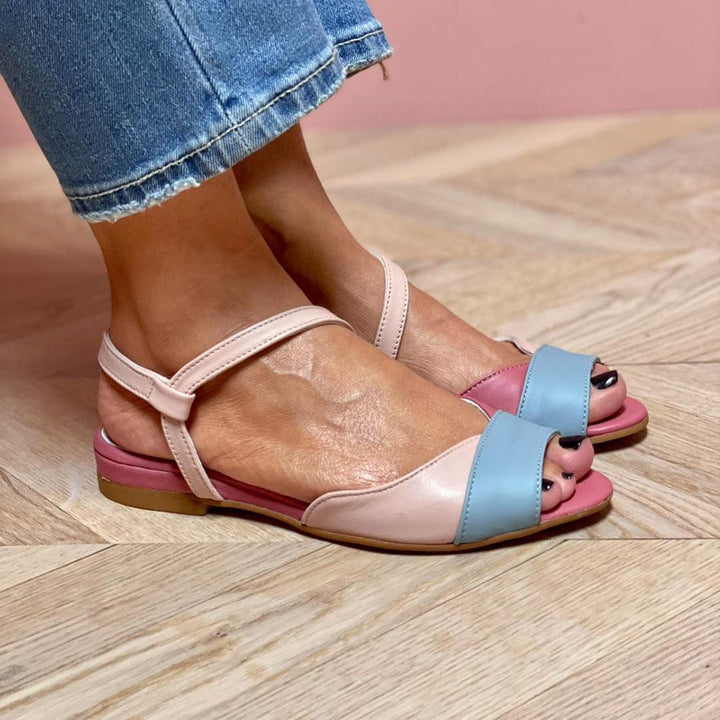 Ellela | Color-Blocked Ballet Flats