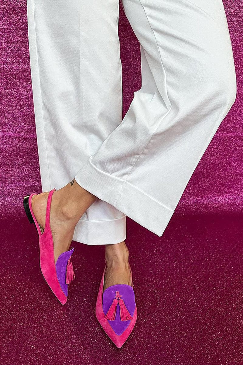 Tessa | Slingback Shoes with Tassel Detail