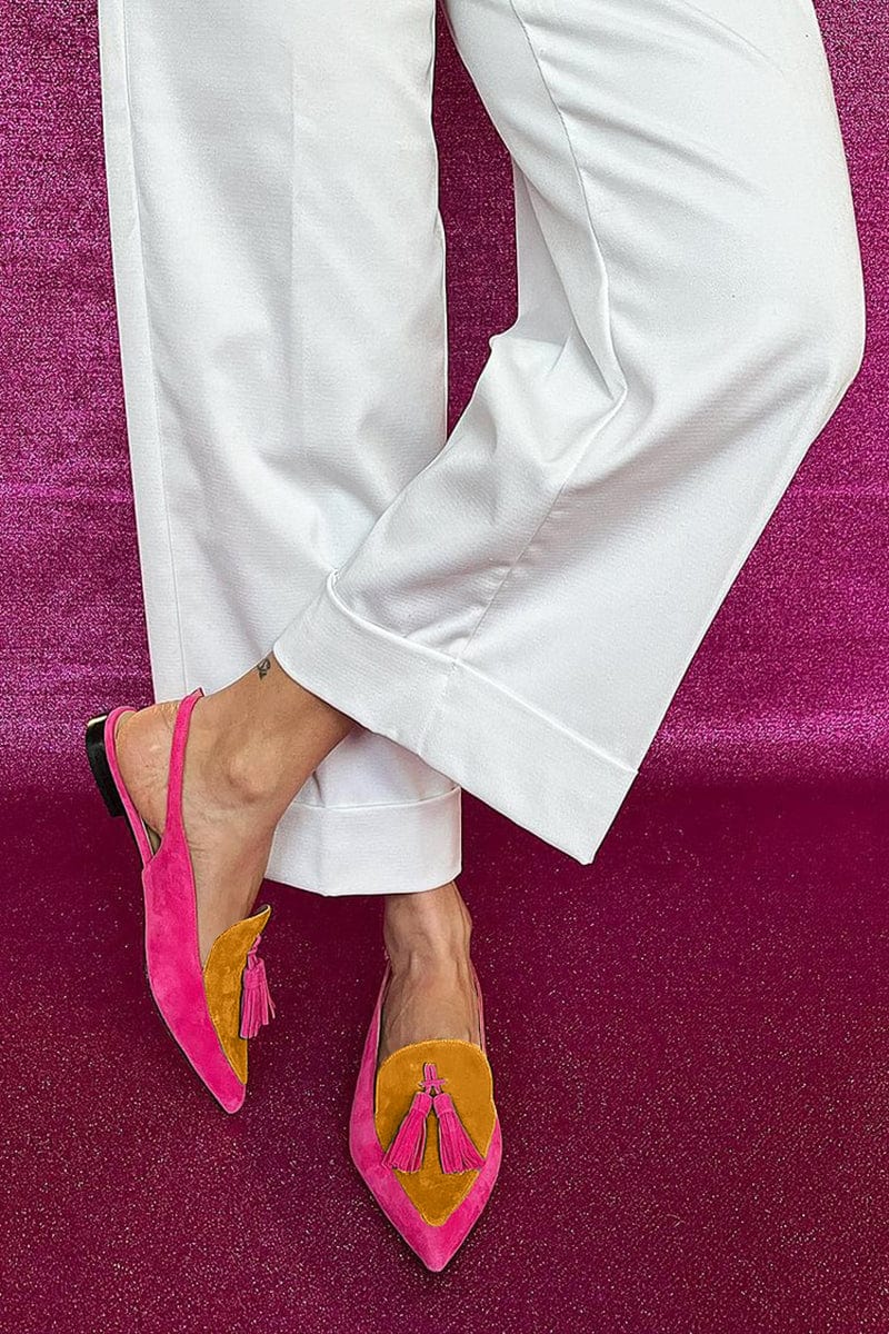 Tessa | Slingback Shoes with Tassel Detail