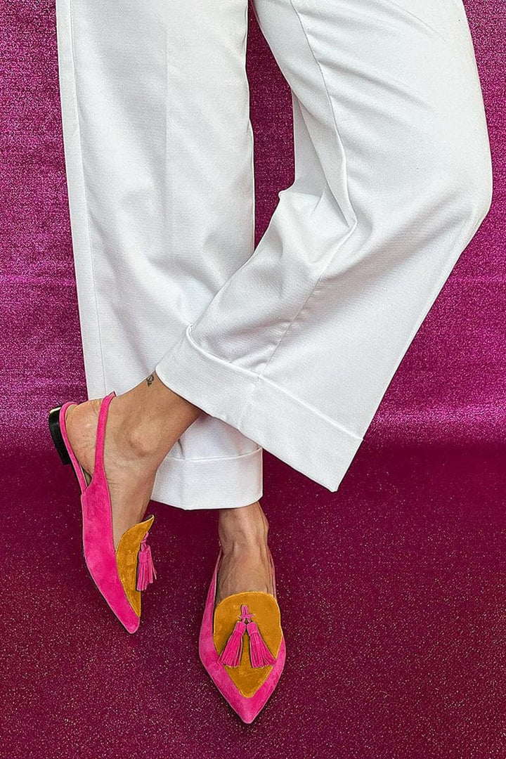 Tessa | Slingback Shoes with Tassel Detail