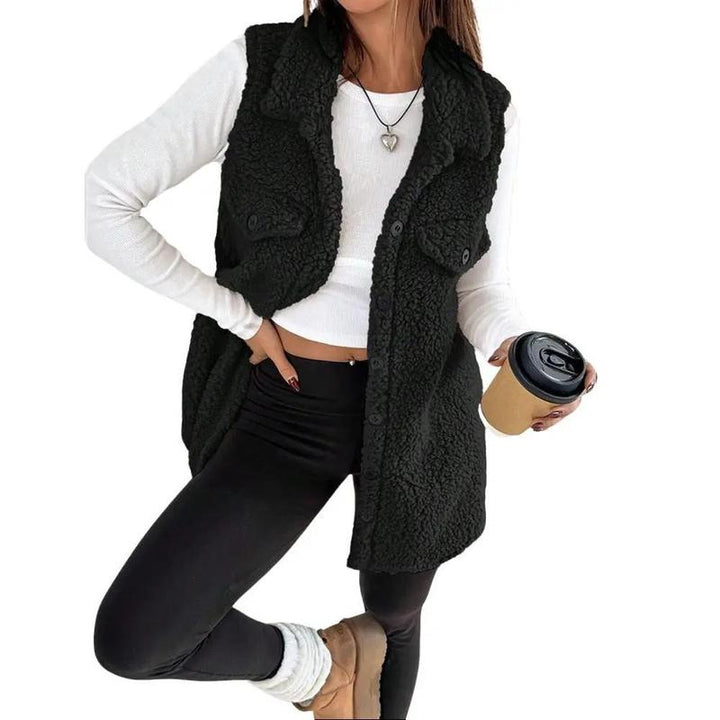 Gemma | Warm Button-Front Gilet
