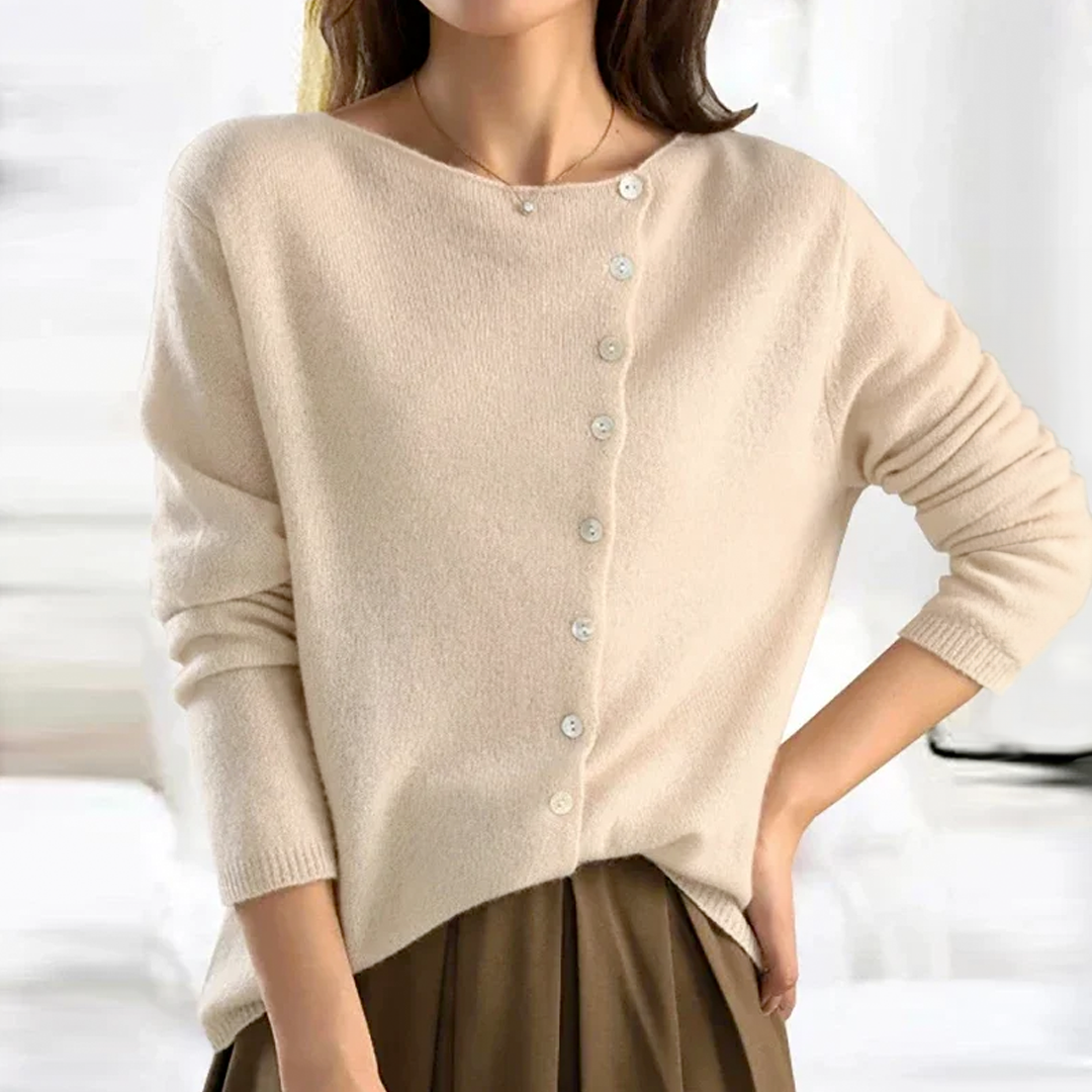 Gia™ | Chic Button-Up Cardigan