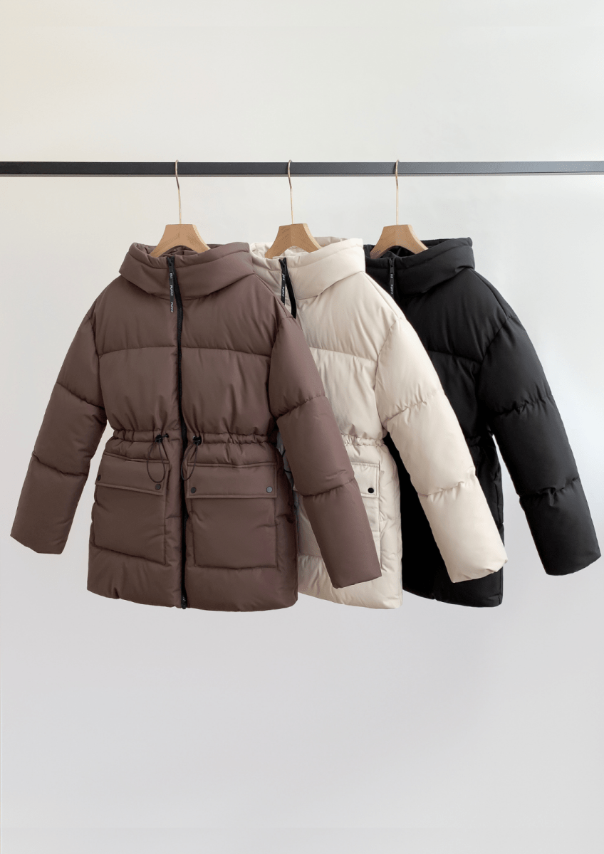 EVA | SPLASHPROOF HOODED PUFFER JACKET