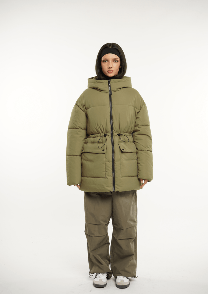 EVA Splashproof Hooded Puffer Jacket