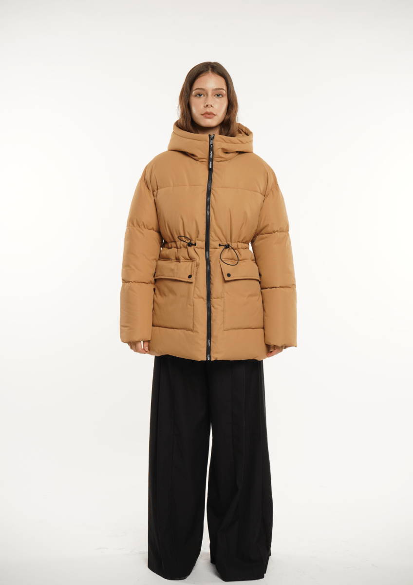 EVA | SPLASHPROOF HOODED PUFFER JACKET