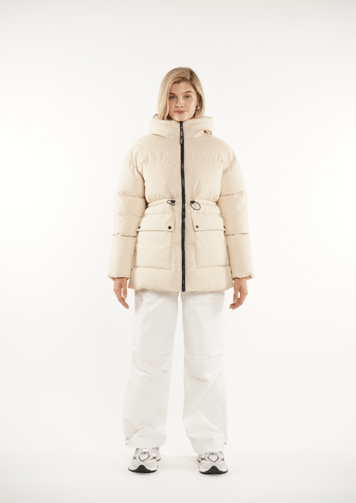 EVA | SPLASHPROOF HOODED PUFFER JACKET