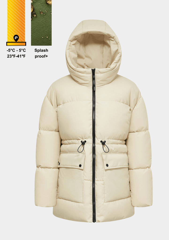 EVA Splashproof Hooded Puffer Jacket