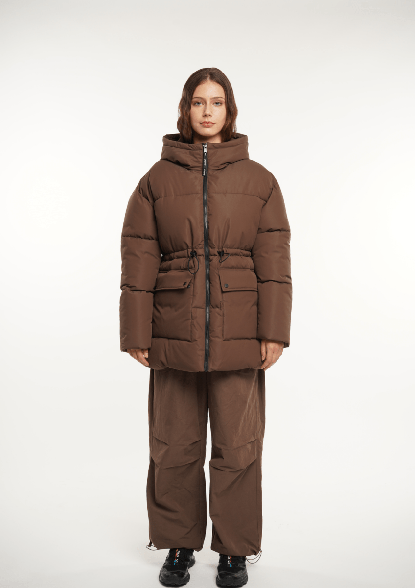 EVA | SPLASHPROOF HOODED PUFFER JACKET