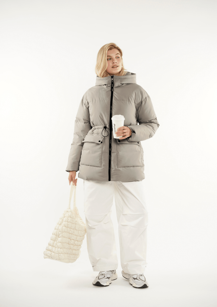 EVA | SPLASHPROOF HOODED PUFFER JACKET