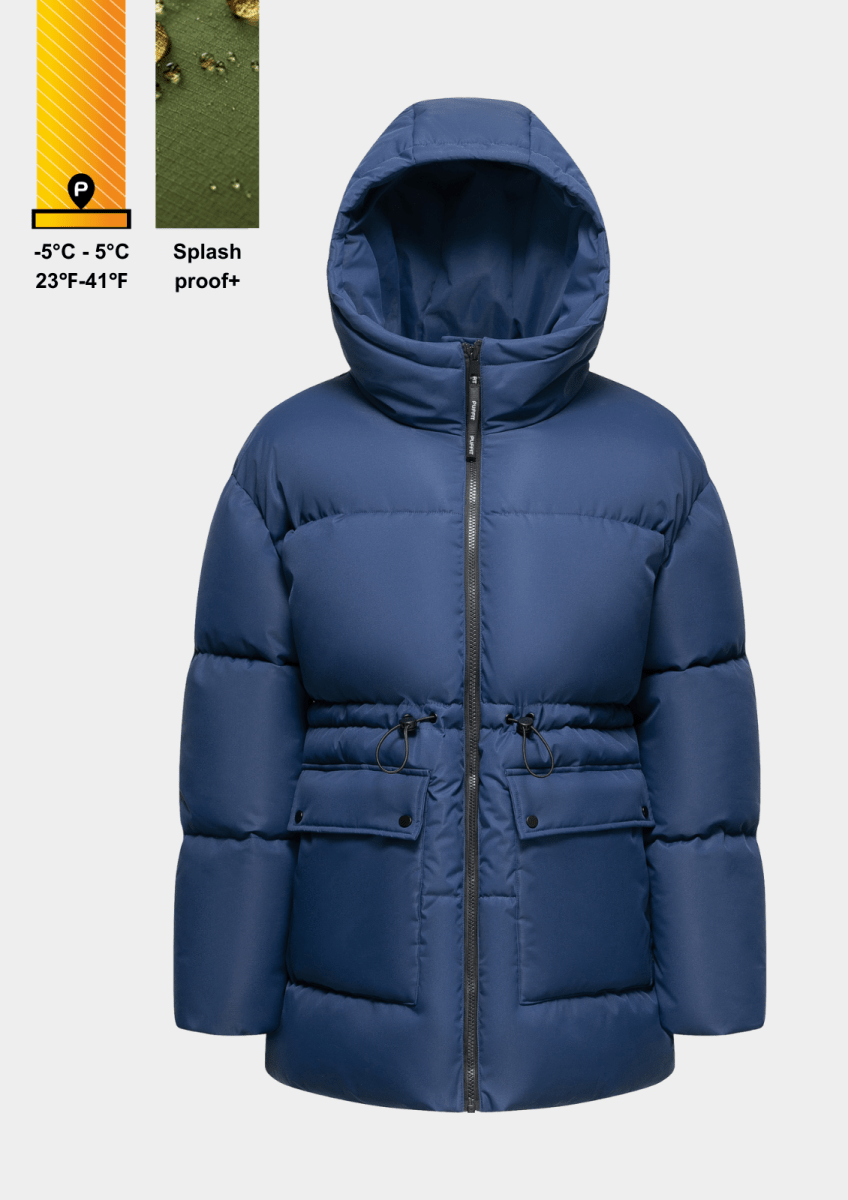 EVA Splashproof Hooded Puffer Jacket