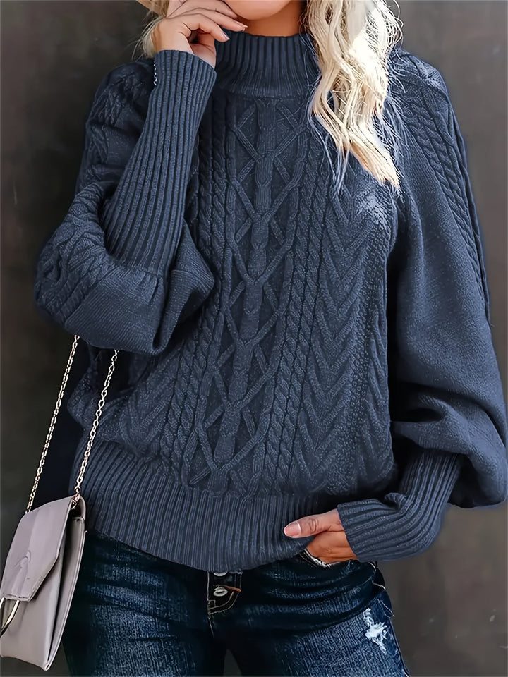 Lory | Cozy Long Sleeve Knit Sweater