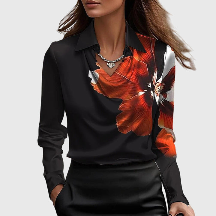 Rosa | Elegant Blouse with Floral Print
