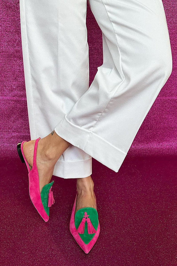 Tessa | Slingback Shoes with Tassel Detail