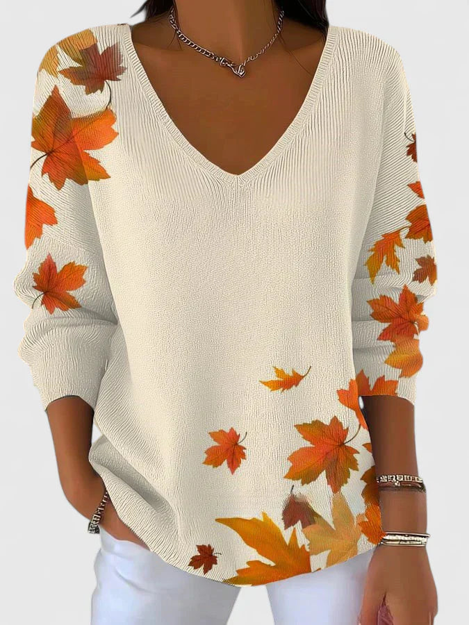 Sera™ | Chic V-Neck Sweater
