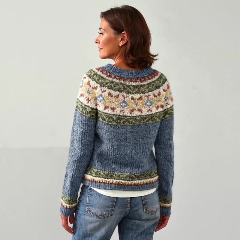 Olivia | Classic Sweater Inspired by Icelandic Design