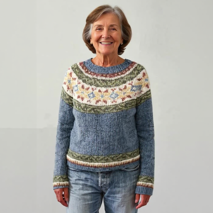 Olivia | Classic Sweater Inspired by Icelandic Design