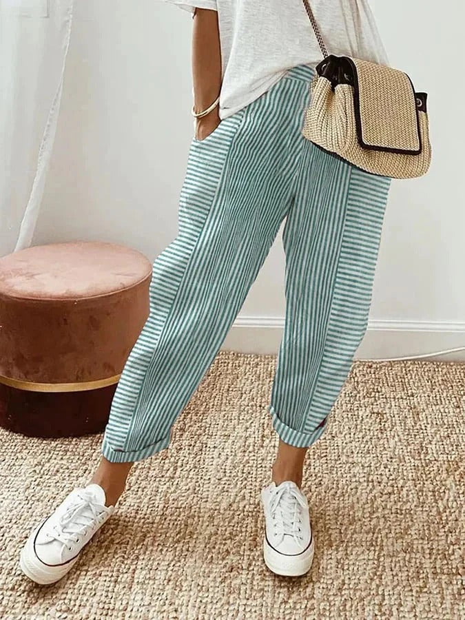 Paula | Striped Pants