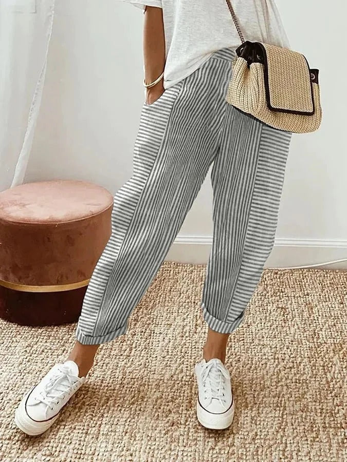 Paula | Striped Pants
