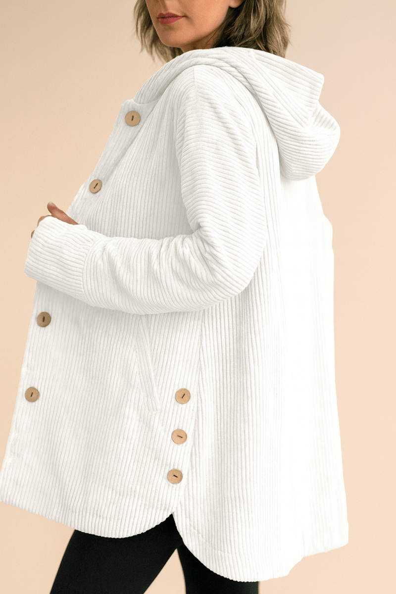 Marina | Corduroy Hooded Jacket
