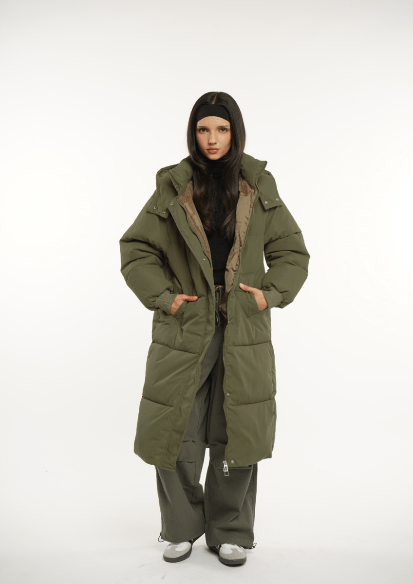 LUNA | LONG PUFFER JACKET WITH HOOD