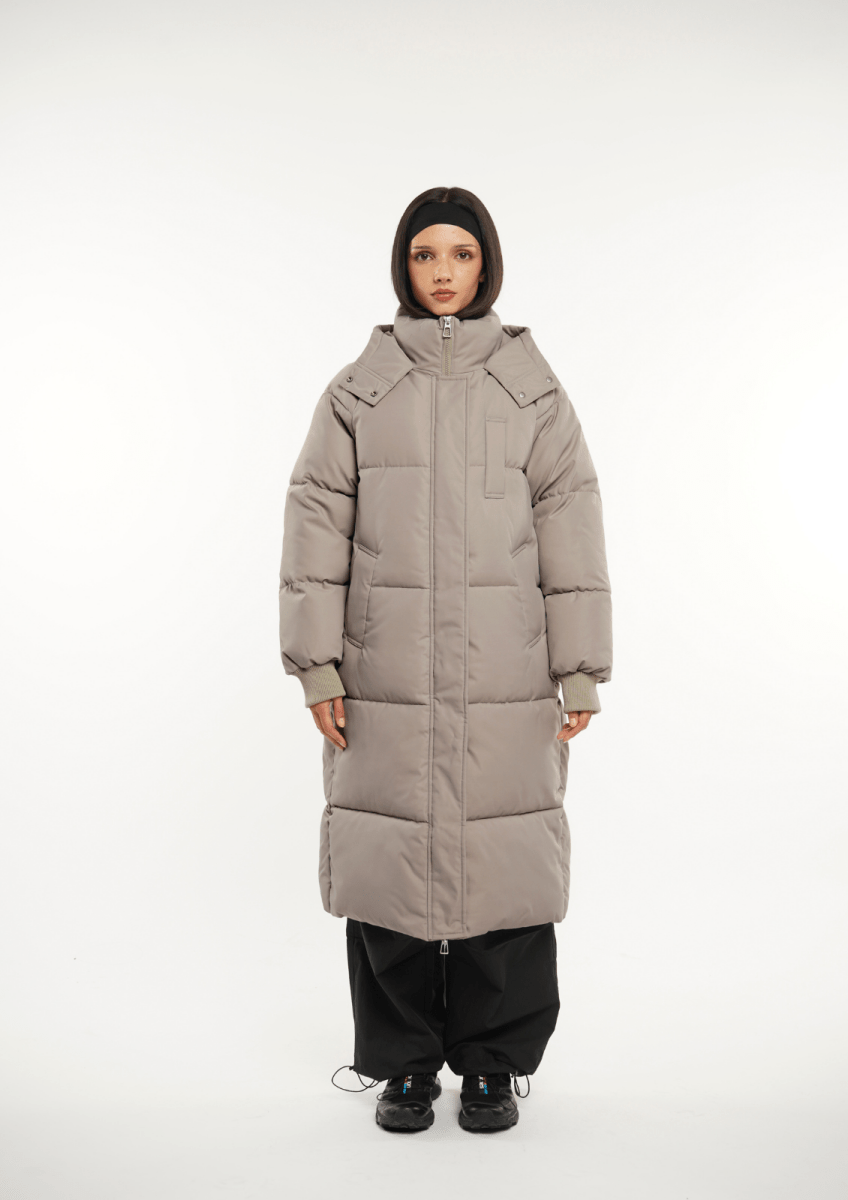 LUNA | LONG PUFFER JACKET WITH HOOD