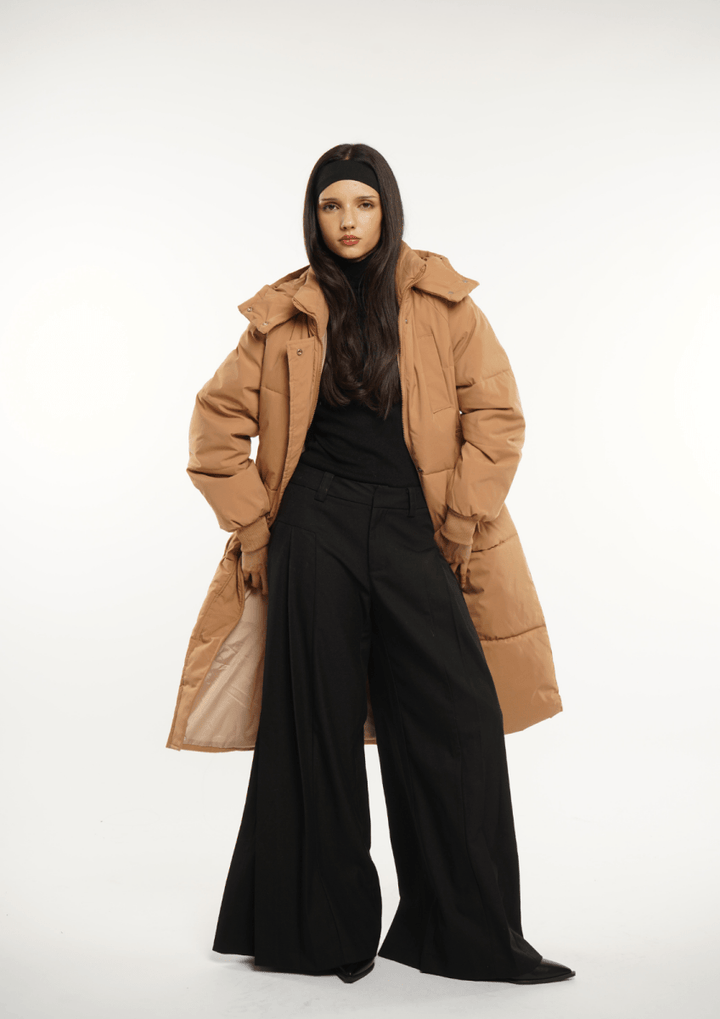LUNA | Long Hooded Puffer Jacket