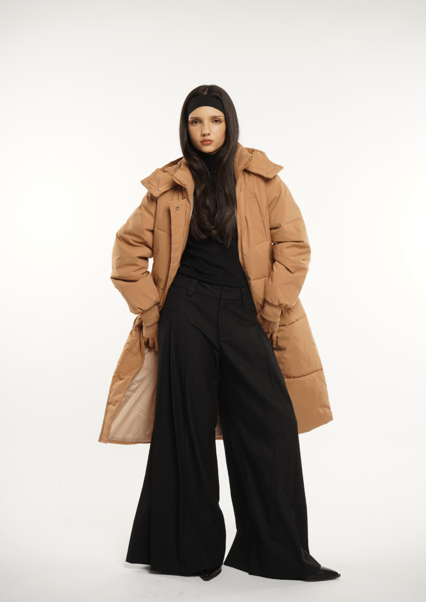 LUNA | LONG PUFFER JACKET WITH HOOD