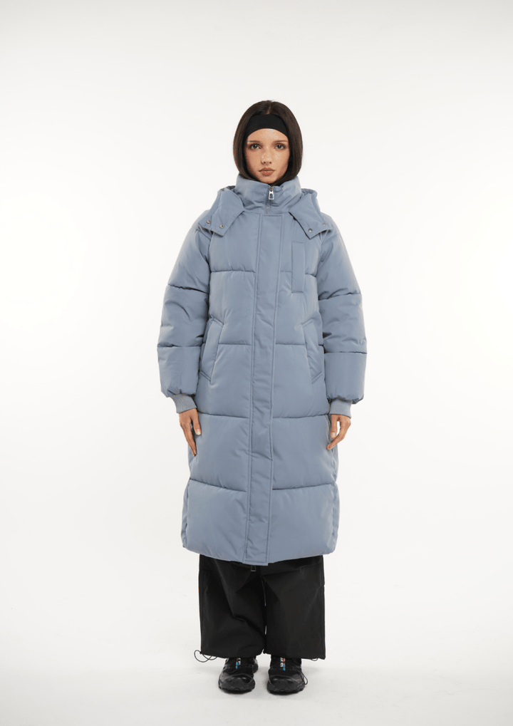 LUNA | Long Hooded Puffer Jacket