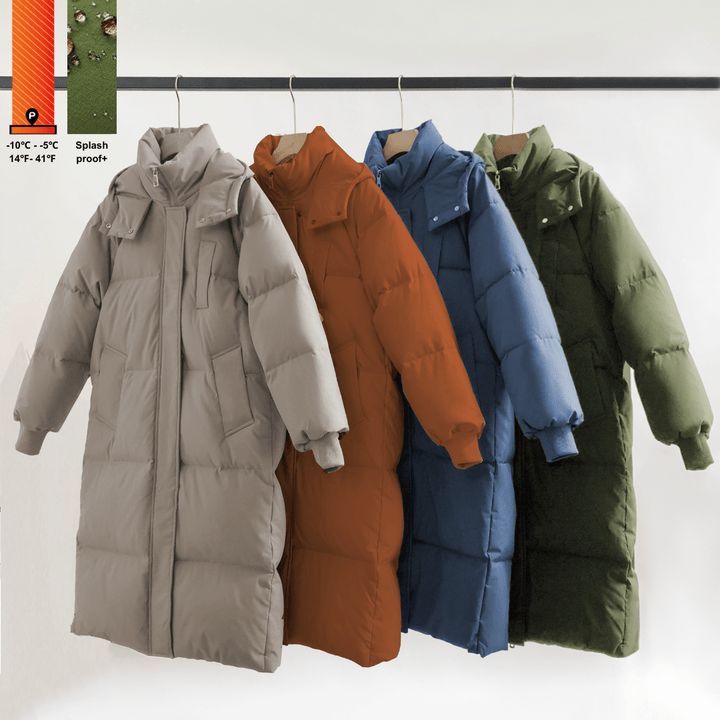 LUNA | Long Hooded Puffer Jacket