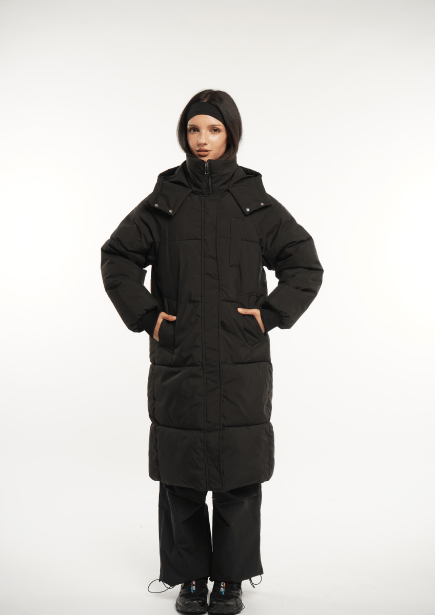 LUNA | Long Hooded Puffer Jacket