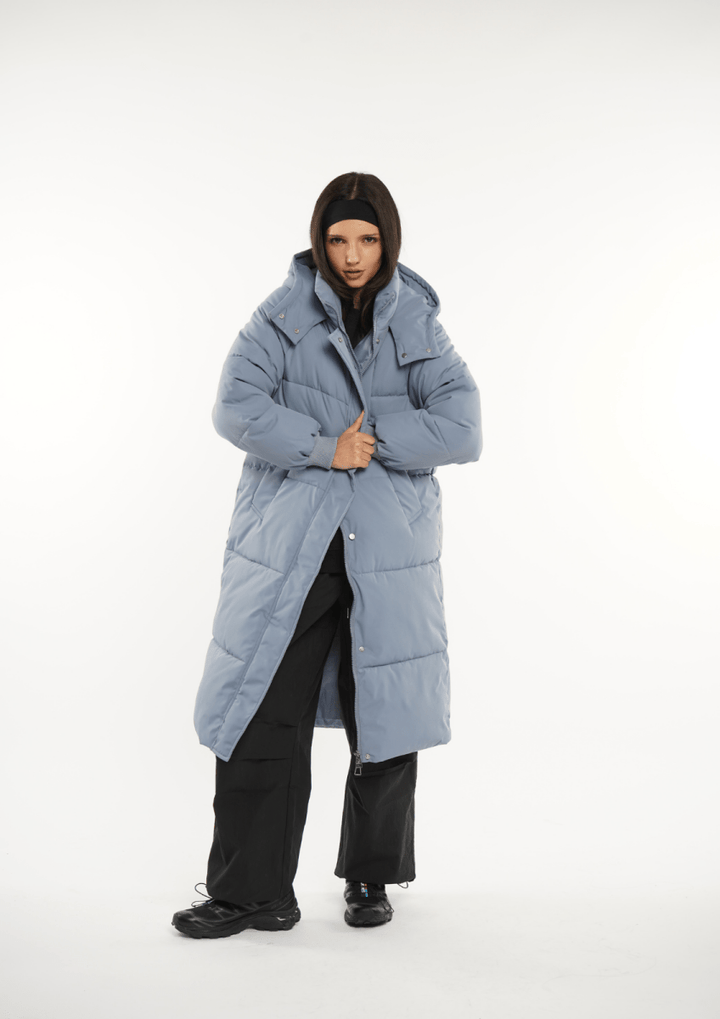 LUNA | LONG PUFFER JACKET WITH HOOD