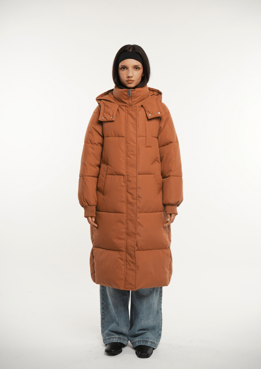 LUNA | Long Hooded Puffer Jacket