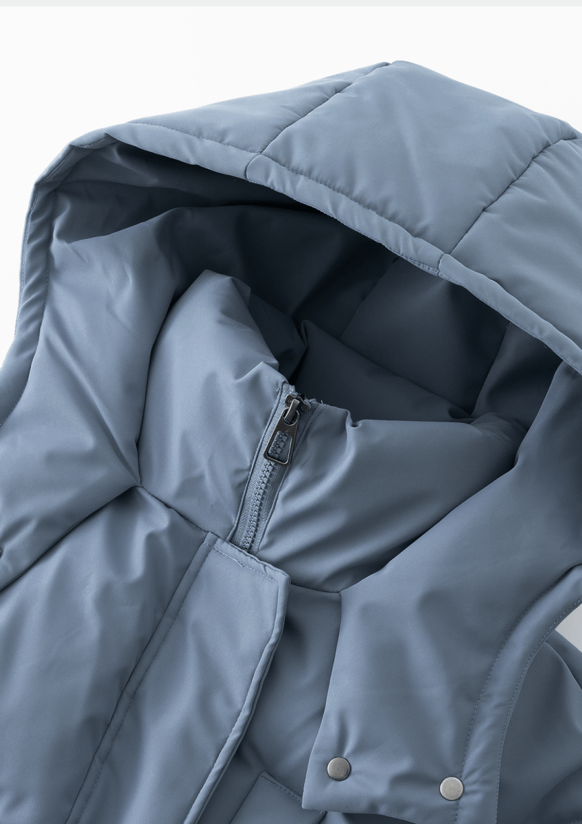 LUNA | LONG PUFFER JACKET WITH HOOD