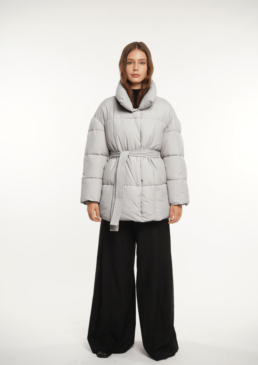 NOVA | Mid-Length Belted Puffer Coat