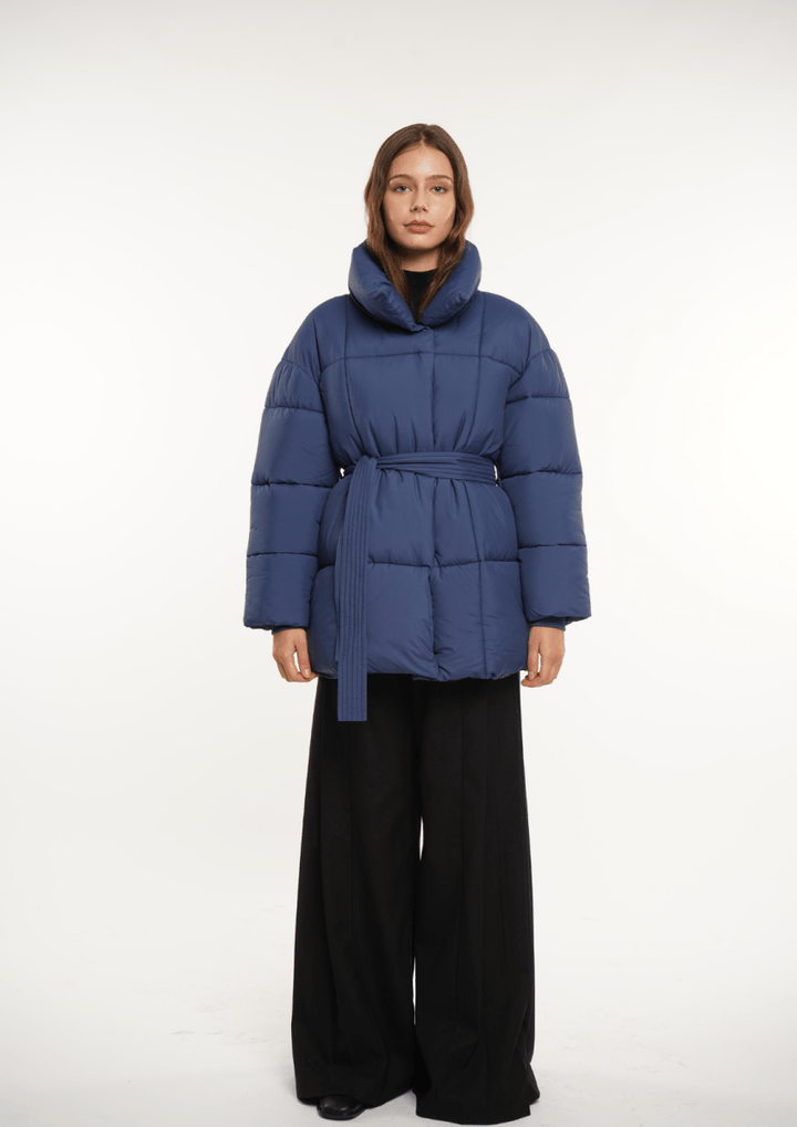 NOVA | Mid-Length Belted Puffer Coat