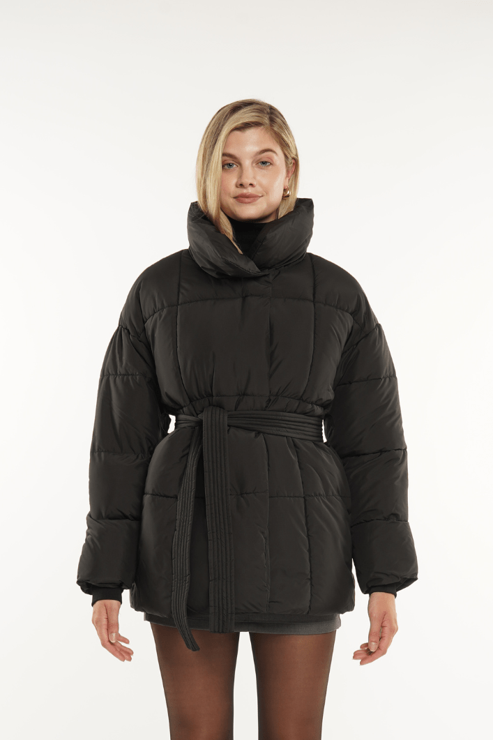 NOVA | Mid-Length Belted Puffer Coat
