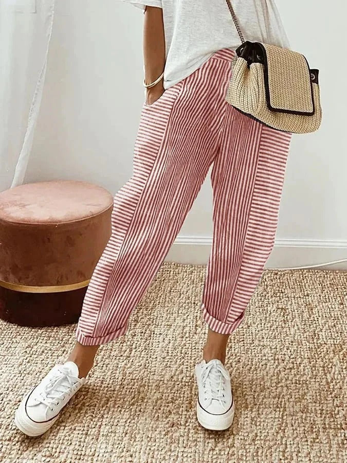 Paula | Striped Pants