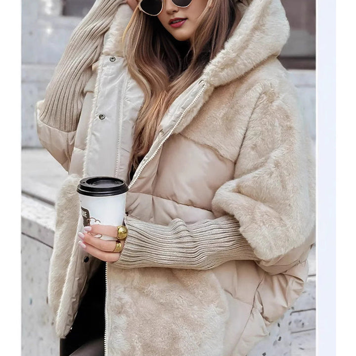 Bella - Elegant Oversized Hooded Puffer Coat
