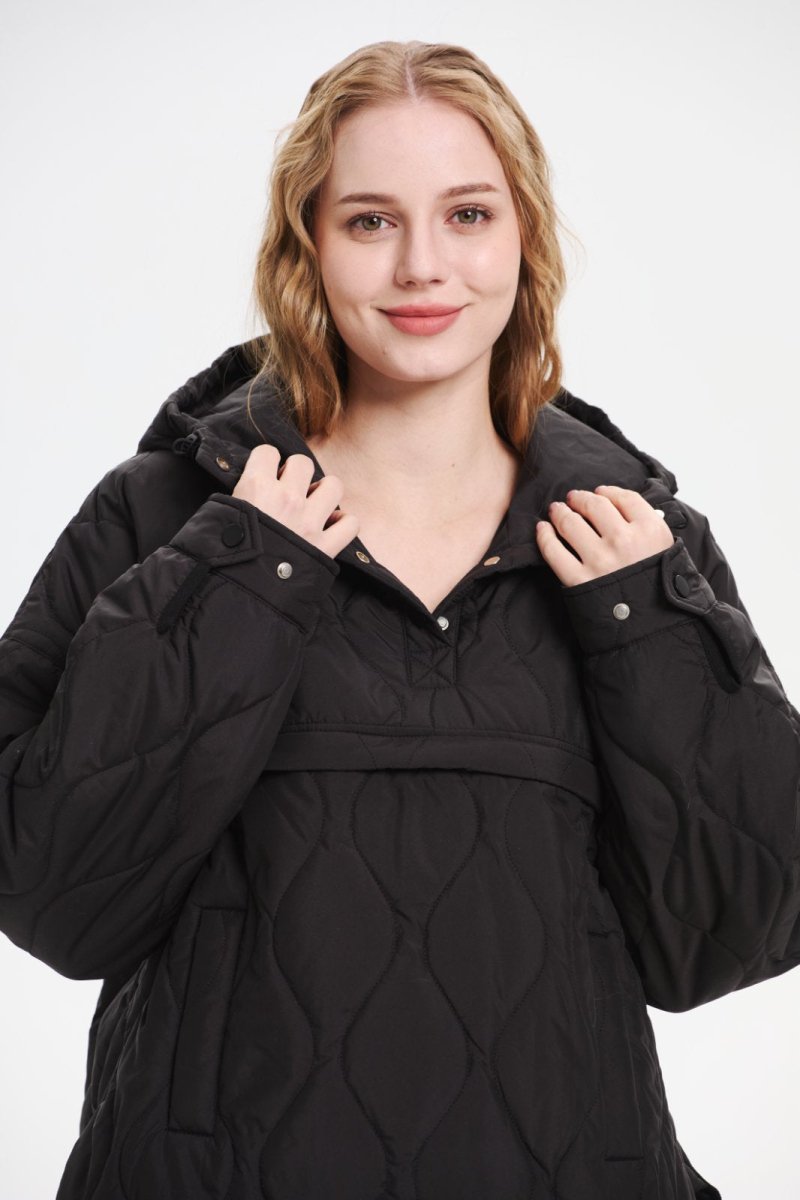 WILLOW | WATER-RESISTANT QUILTED HOODED JACKET