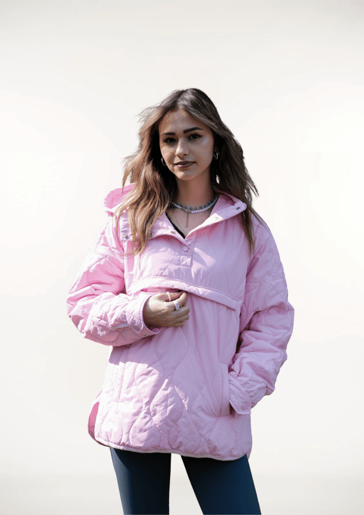 WILLOW | WATER-RESISTANT QUILTED HOODED JACKET