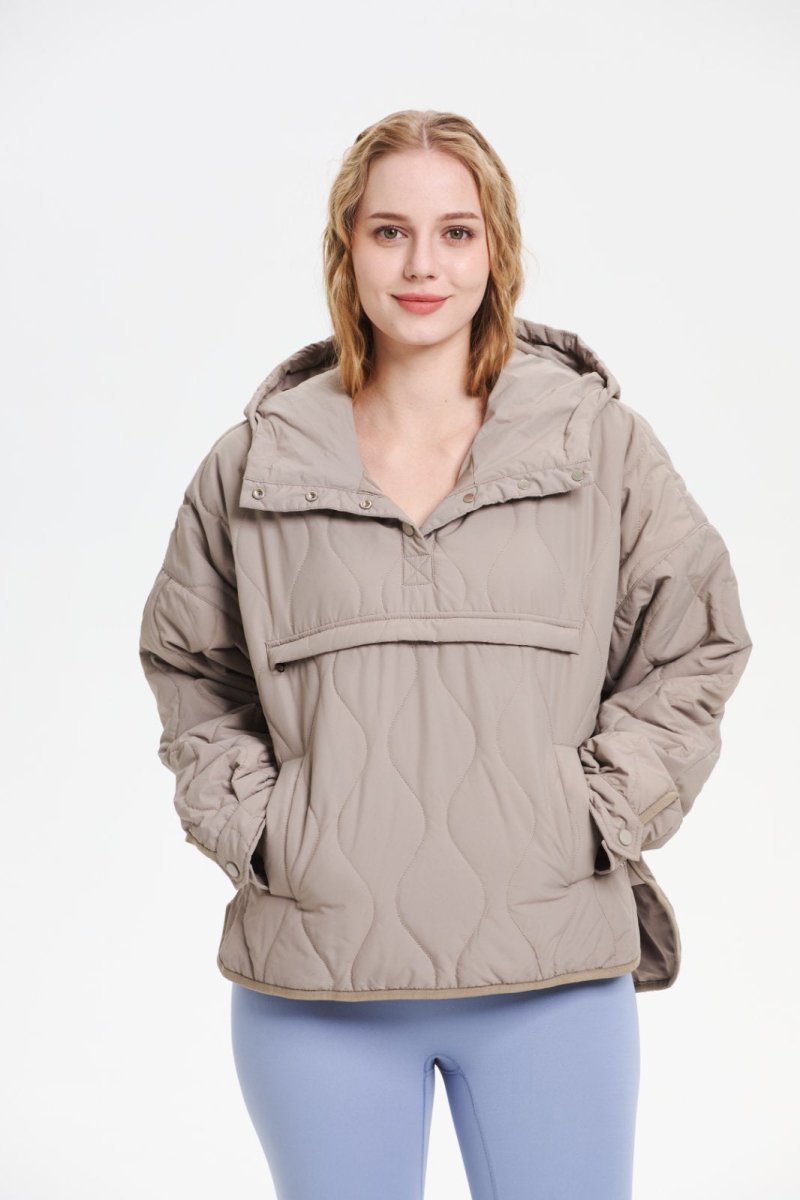 WILLOW | WATER-RESISTANT QUILTED HOODED JACKET