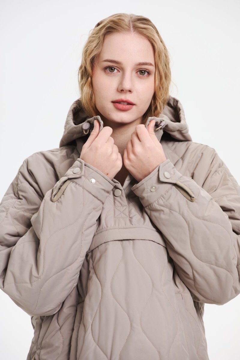 WILLOW | WATER-RESISTANT QUILTED HOODED JACKET
