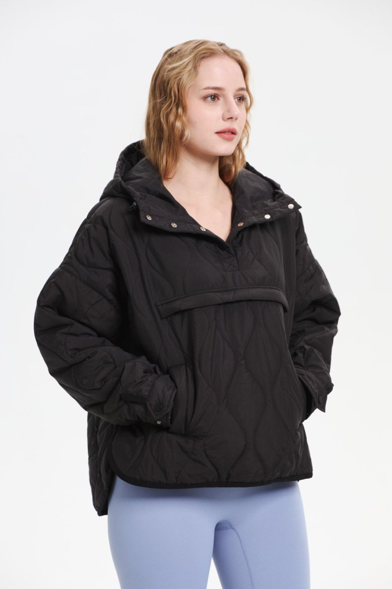 WILLOW | WATER-RESISTANT QUILTED HOODED JACKET